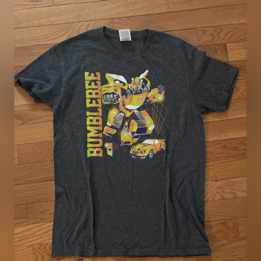 Bumblebee Graphic Men's T-Shirt - Gray